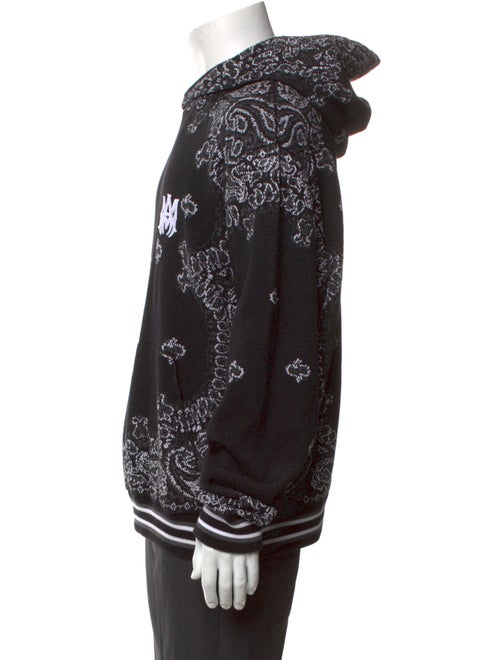 Amiri Printed V-Neck Hoodie