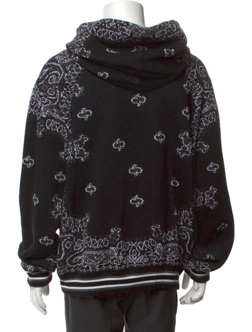 Amiri Printed V-Neck Hoodie
