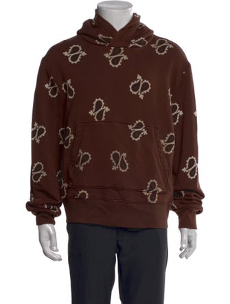 Amiri Printed Crew Neck Hoodie