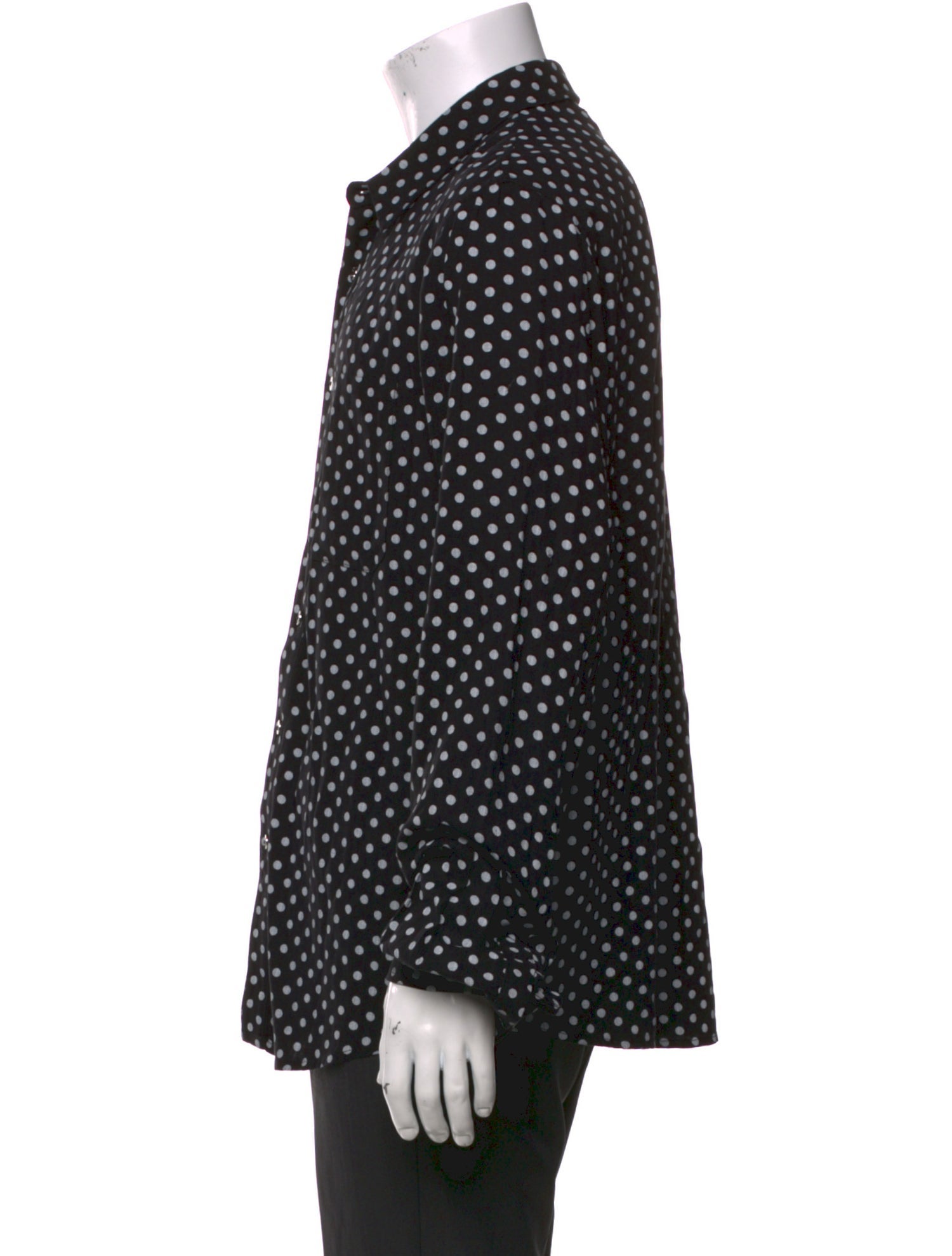 Amiri Polka Dot Print Long Sleeve Shirt