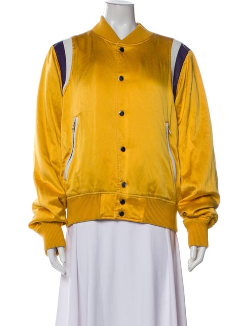 Amiri Silk Striped Bomber Jacket