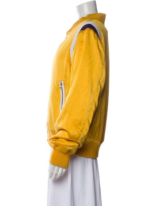 Amiri Silk Striped Bomber Jacket