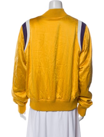 Amiri Silk Striped Bomber Jacket