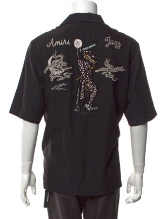 Amiri Graphic Print Short Sleeve Shirt
