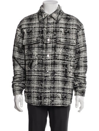 Amiri Plaid Print Jacket