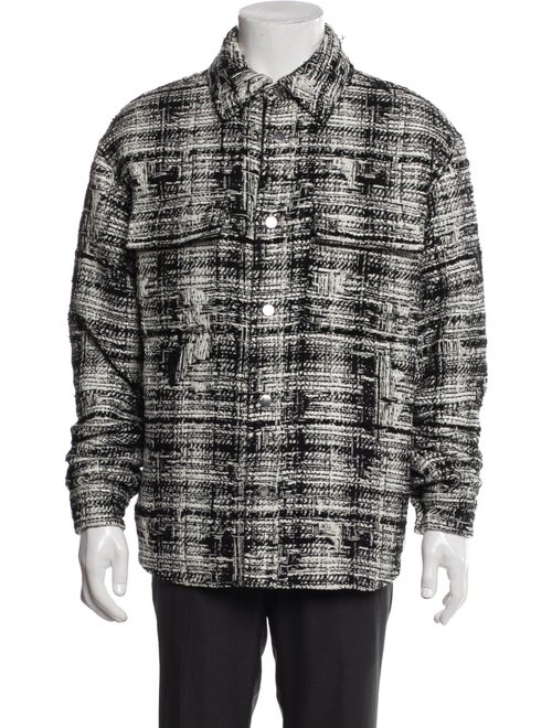 Amiri Plaid Print Jacket