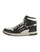 Amiri Leather Colorblock Pattern Sneakers