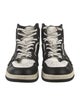 Amiri Leather Colorblock Pattern Sneakers