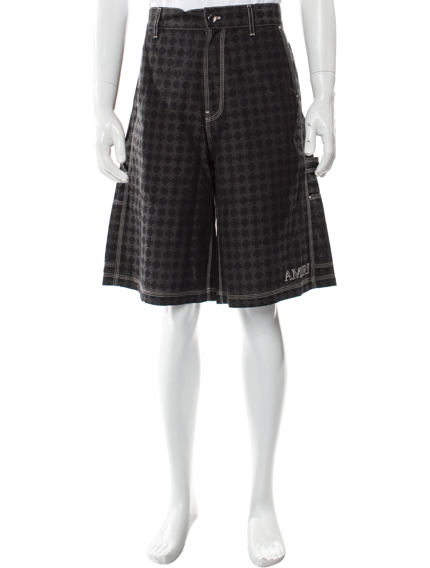 Amiri Printed Jogger Shorts