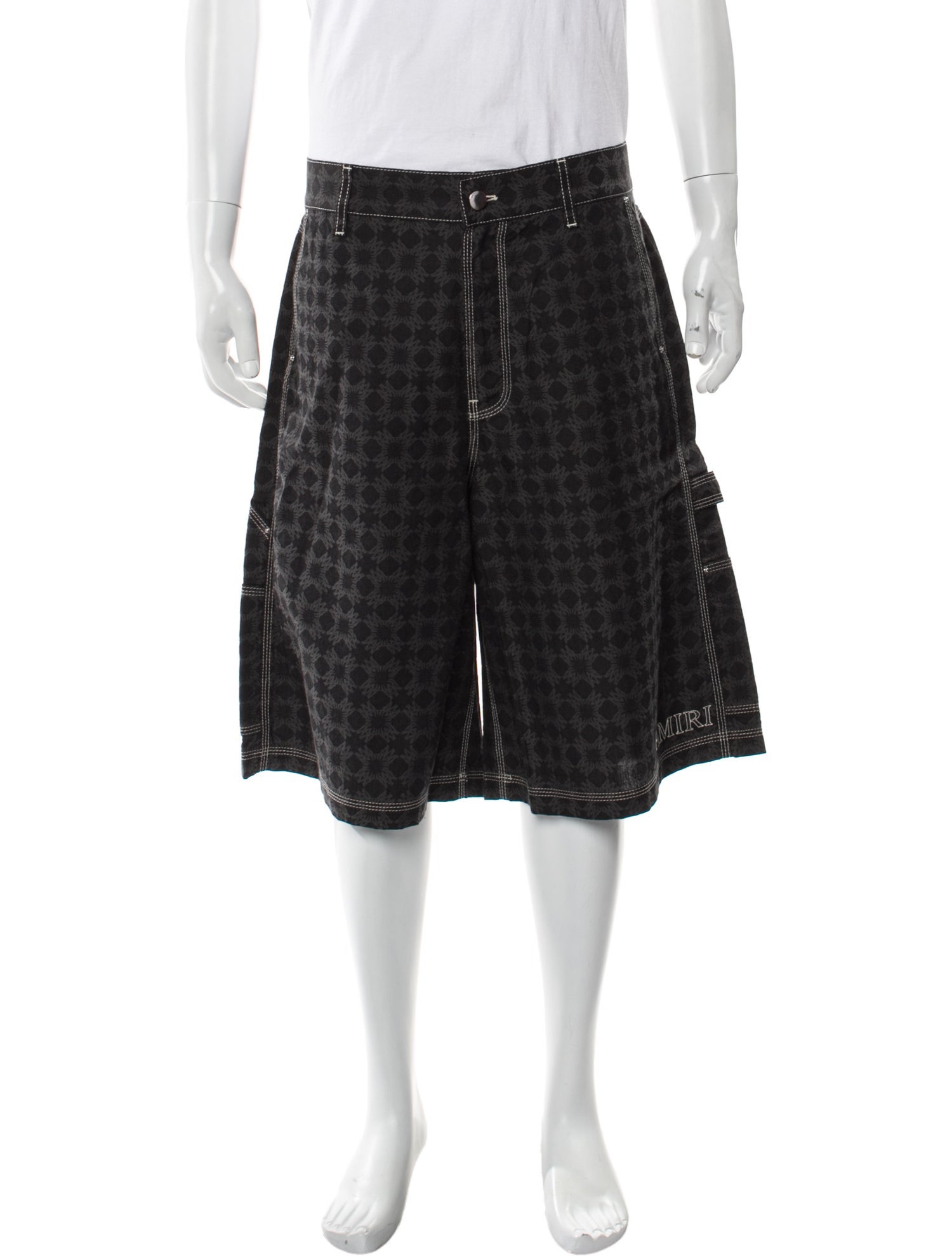 Amiri Printed Jogger Shorts