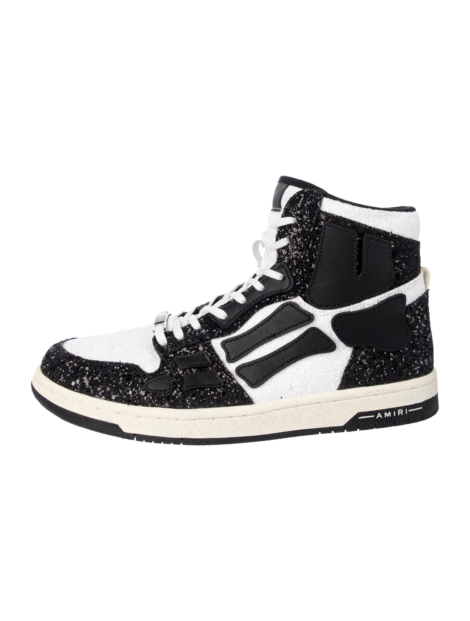 Amiri Skeleton Glitter Sneakers