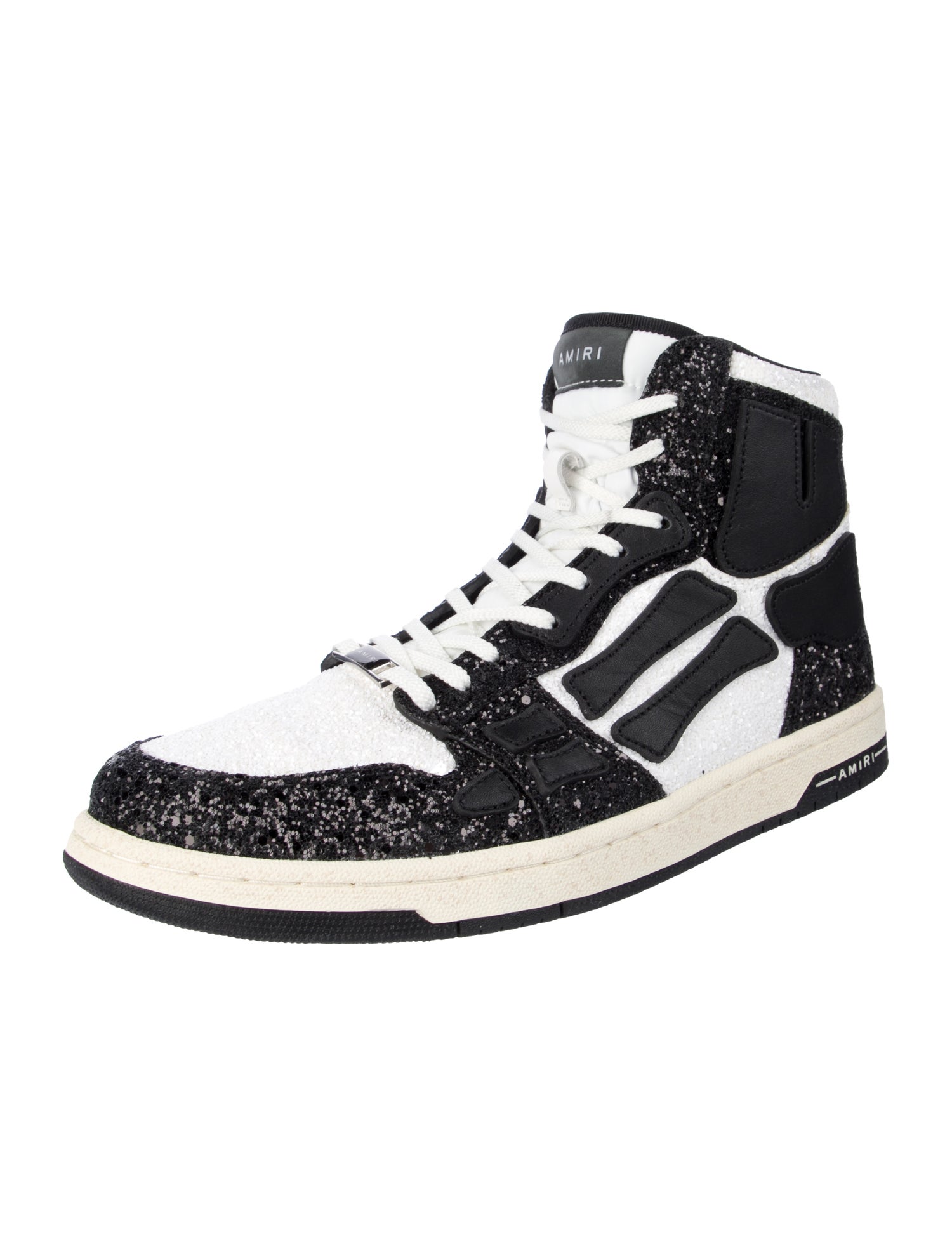 Amiri Skeleton Glitter Sneakers