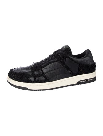 Amiri Leather Leather Trim Embellishment Sneakers
