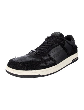 Amiri Leather Leather Trim Embellishment Sneakers