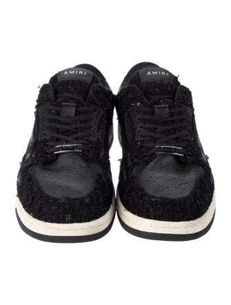 Amiri Leather Leather Trim Embellishment Sneakers