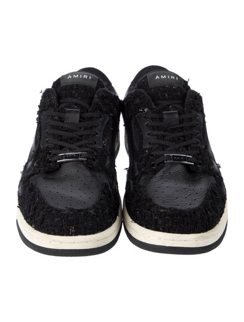 Amiri Leather Leather Trim Embellishment Sneakers