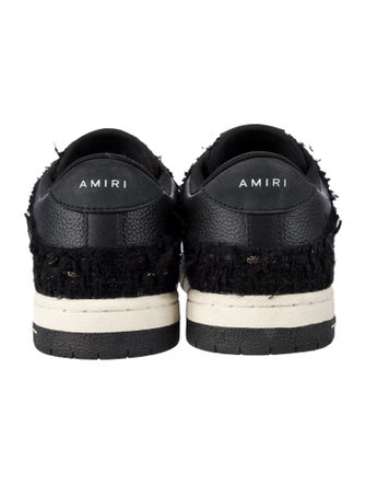 Amiri Leather Leather Trim Embellishment Sneakers