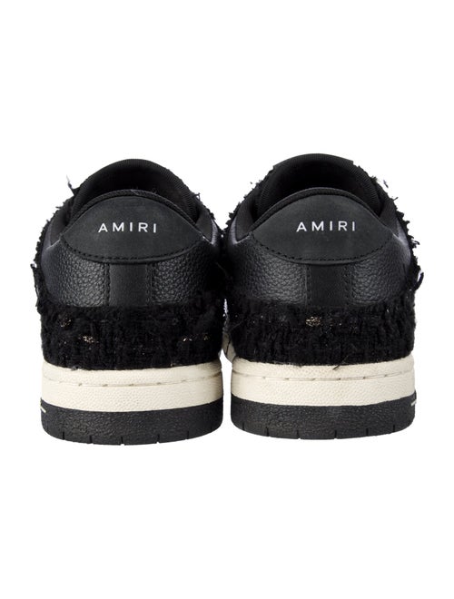 Amiri Leather Leather Trim Embellishment Sneakers