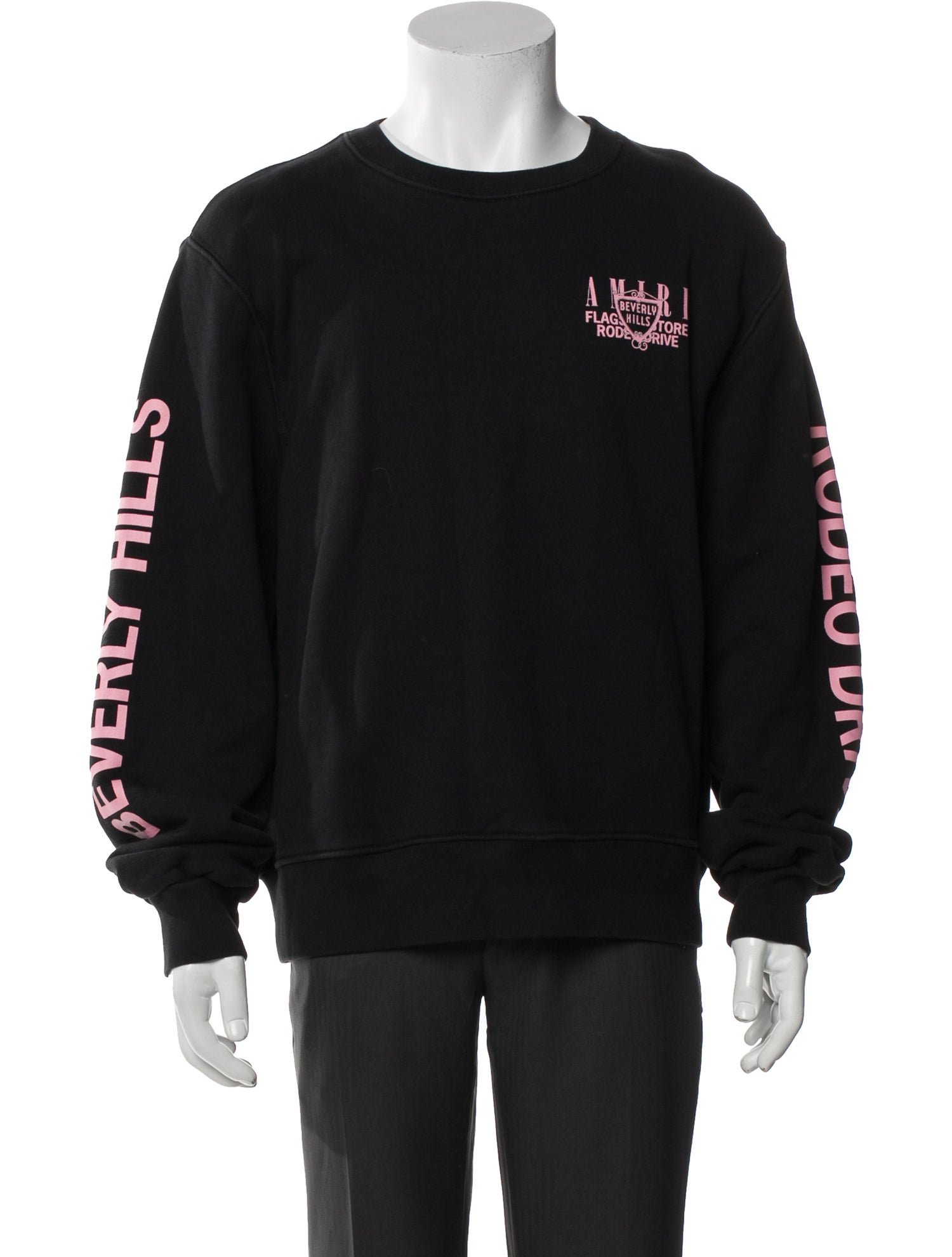 Amiri Graphic Print Crew Neck Sweatshirt