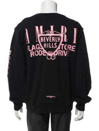 Amiri Graphic Print Crew Neck Sweatshirt