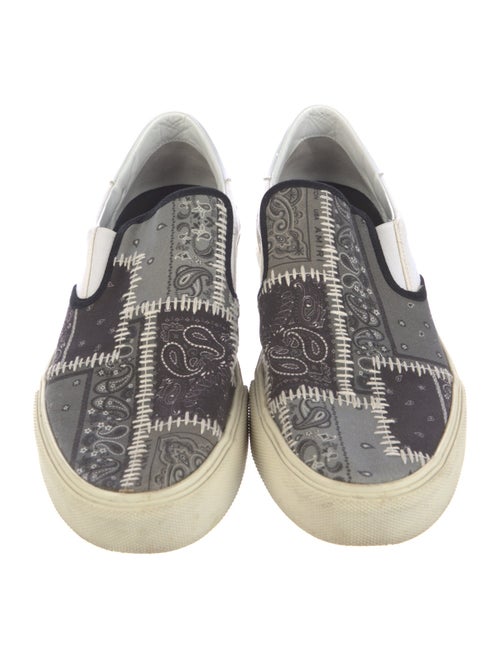 Amiri Canvas Paisley Print Sneakers