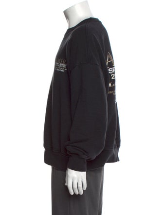Amiri Graphic Print Crew Neck Sweatshirt
