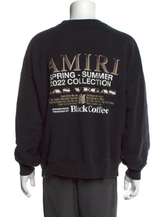 Amiri Graphic Print Crew Neck Sweatshirt