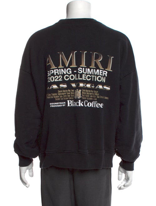 Amiri Graphic Print Crew Neck Sweatshirt