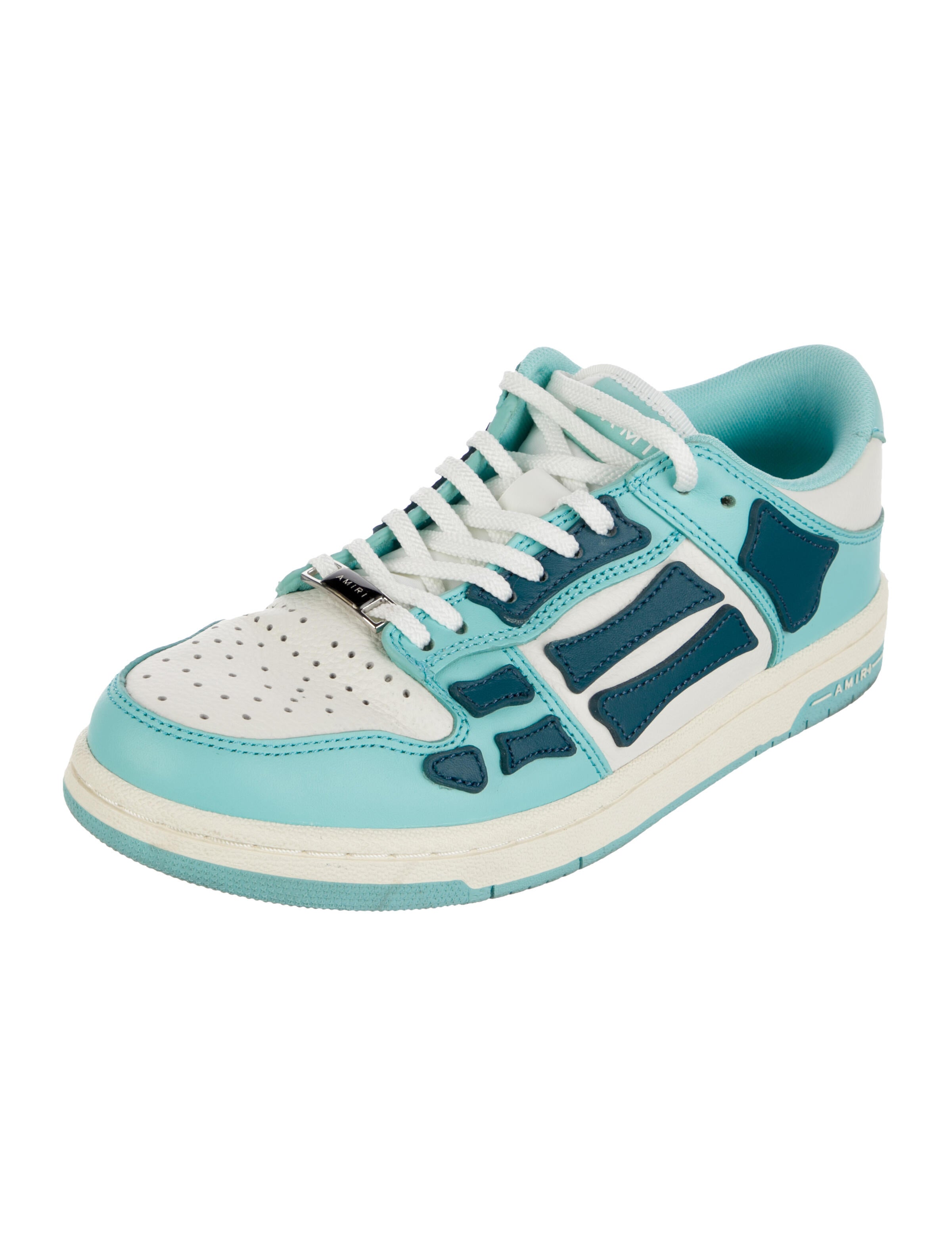 Amiri Leather Printed Sneakers