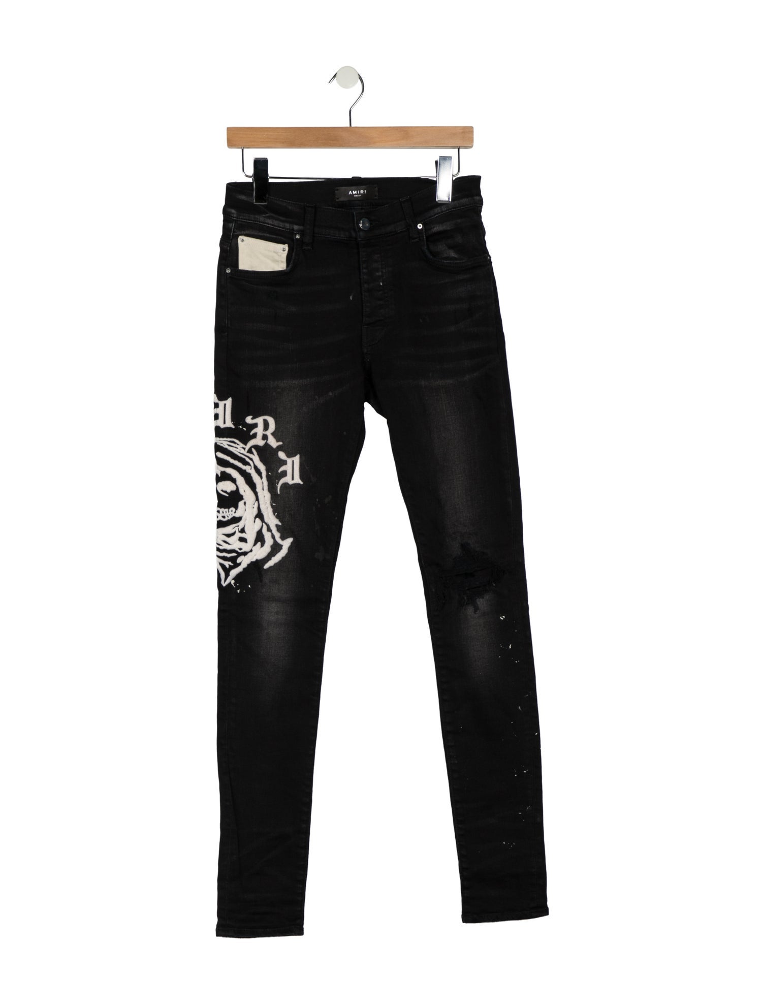 Amiri Mid-Rise Skinny Leg Jeans