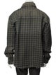 Amiri Plaid Print Trucker Jacket