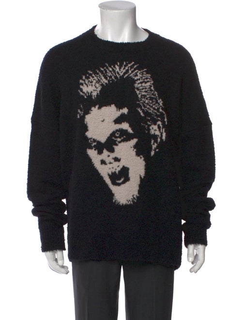 Amiri Wool Graphic Print Pullover