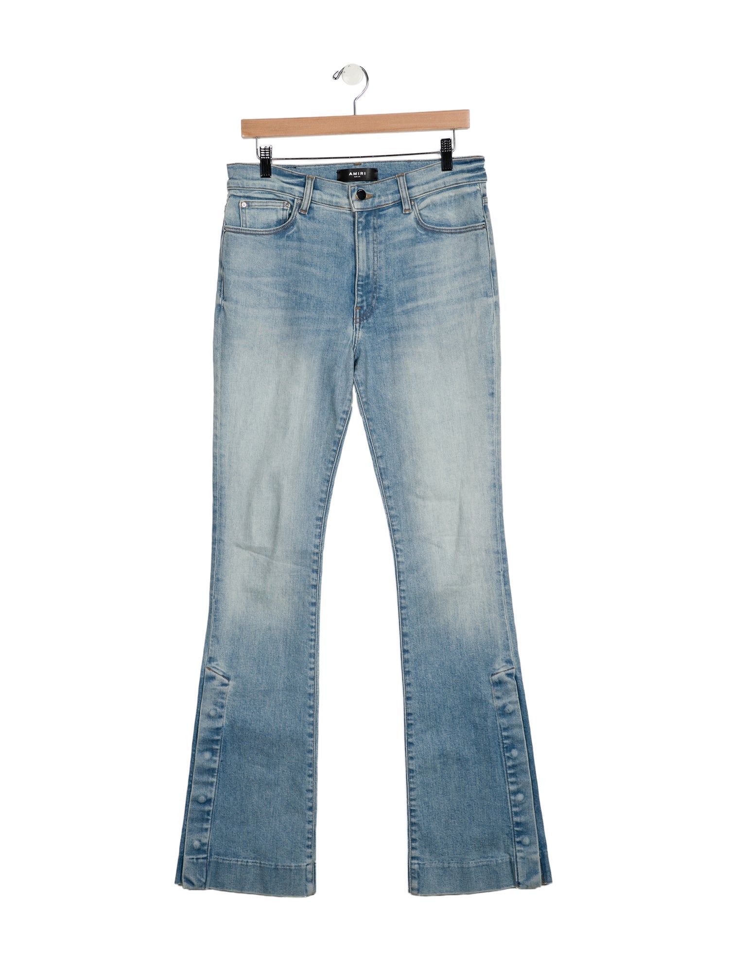 Amiri High-Rise Wide Leg Jeans