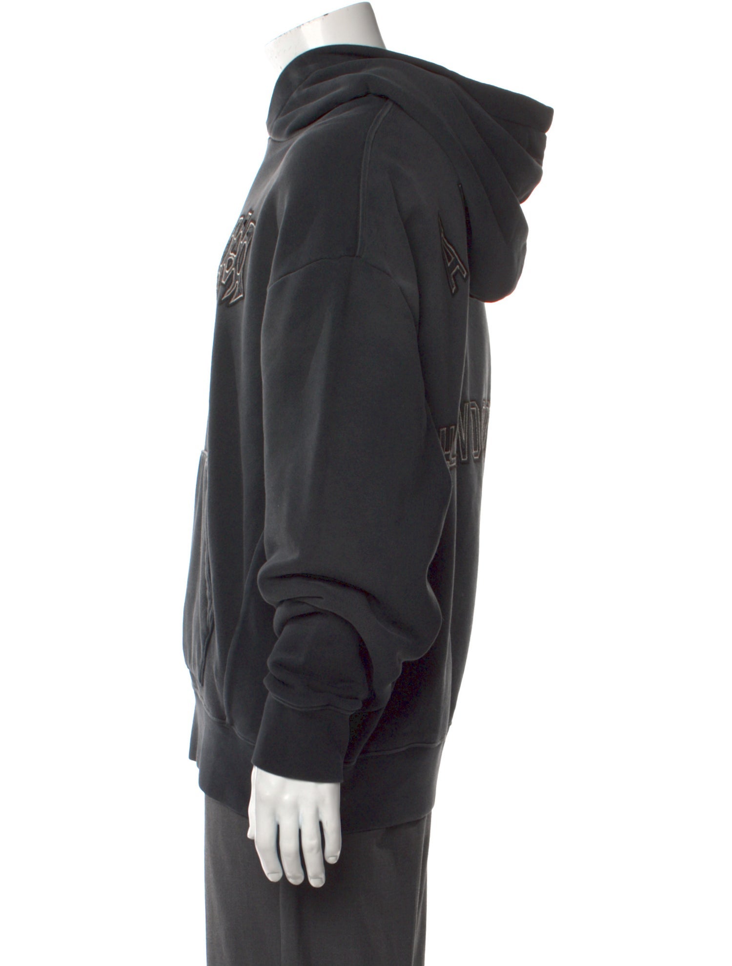 Amiri Graphic Print V-Neck Hoodie w/ Tags