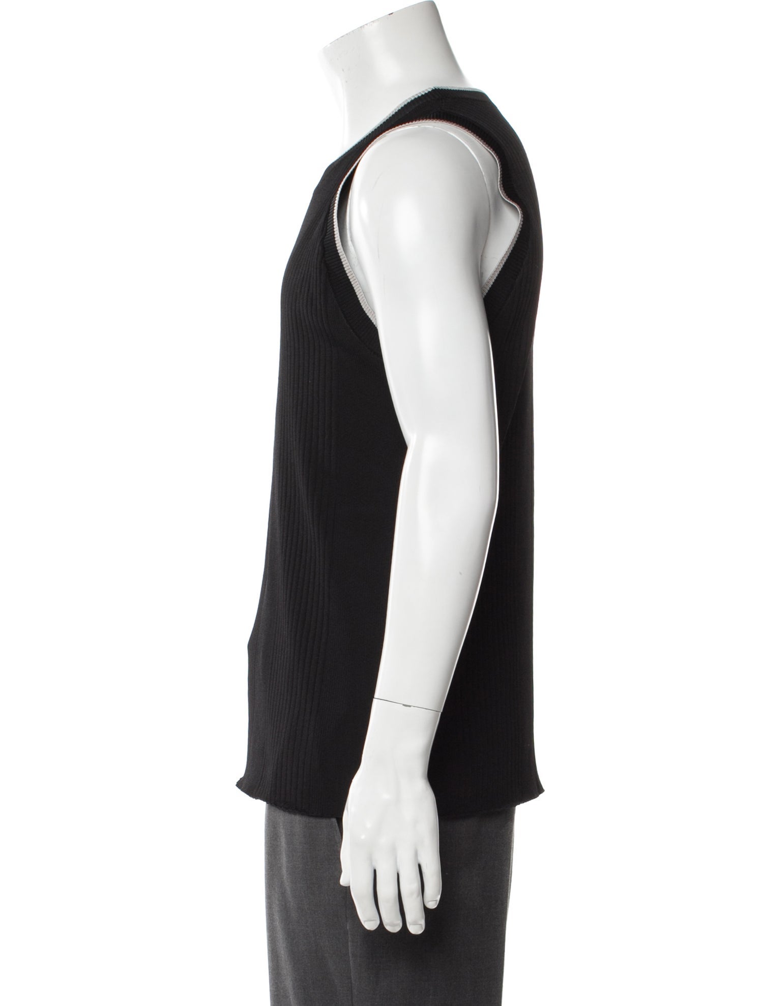 Amiri Crew Neck Sleeveless T-Shirt w/ Tags