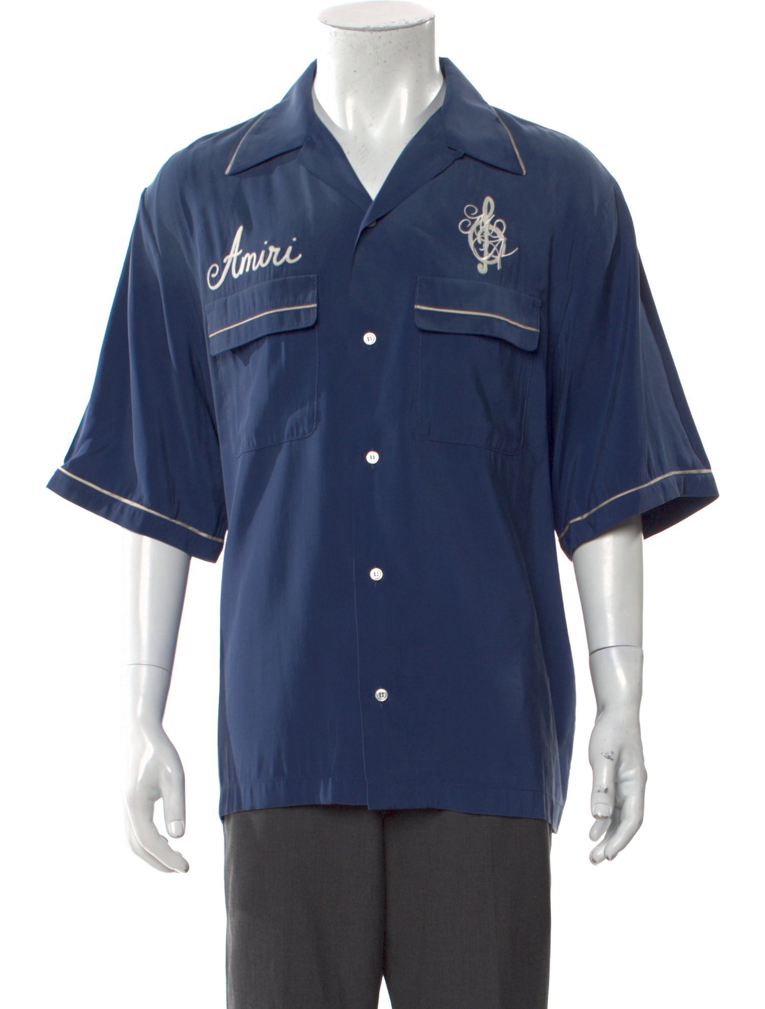 Amiri Graphic Print Short Sleeve Shirt w/ Tags