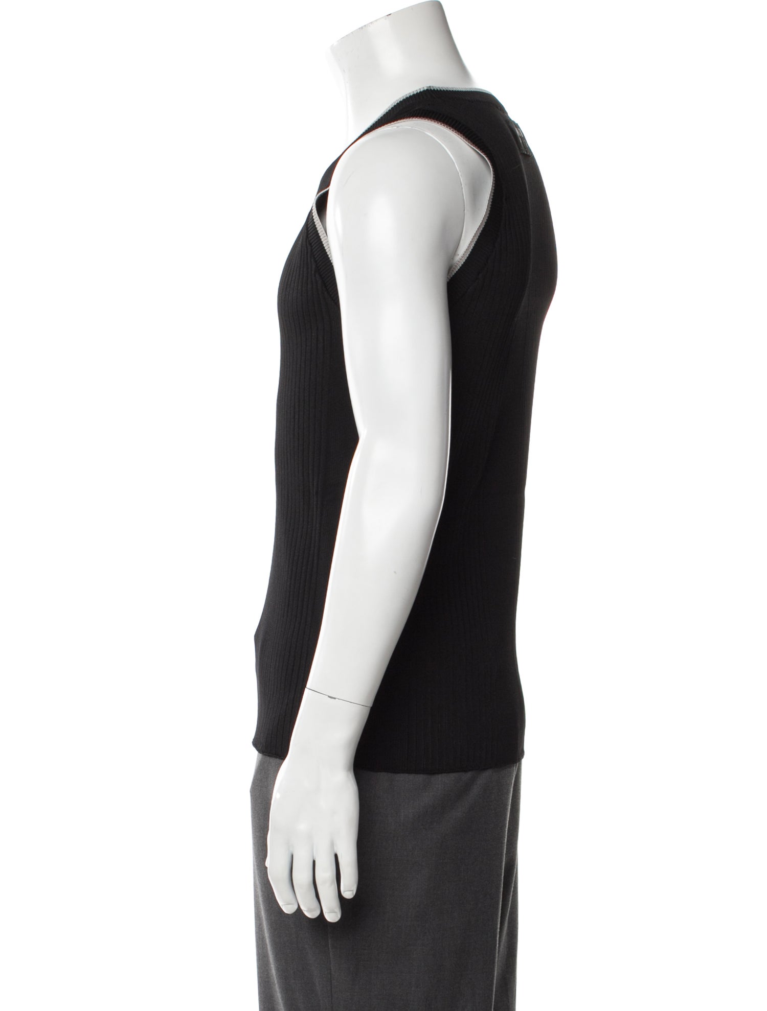 Amiri Crew Neck Sleeveless T-Shirt w/ Tags