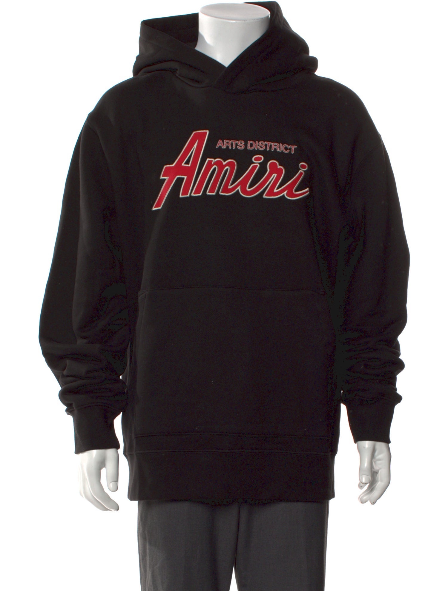 Amiri Graphic Print V-Neck Hoodie