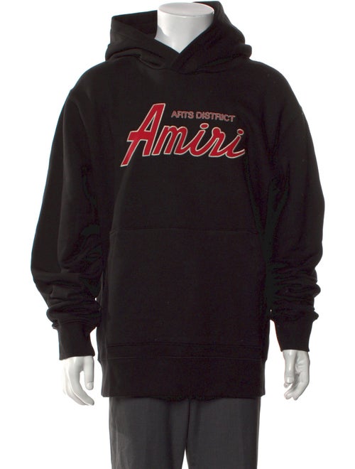Amiri Graphic Print V-Neck Hoodie