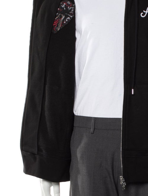 Amiri Graphic Print V-Neck Hoodie