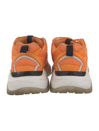 Amiri Leather Mesh Accents Sneakers
