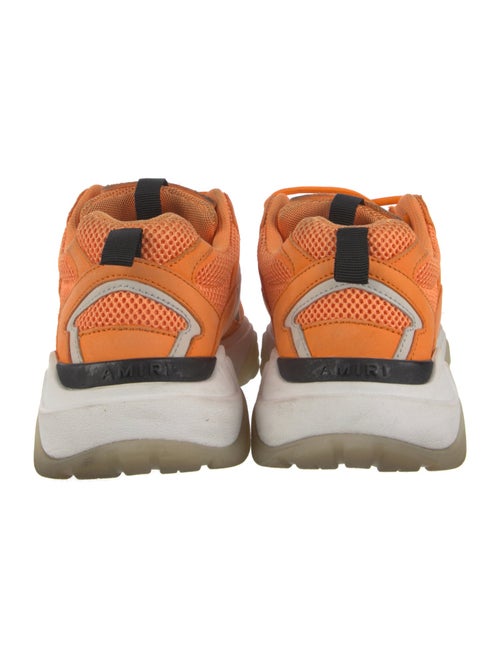 Amiri Leather Mesh Accents Sneakers
