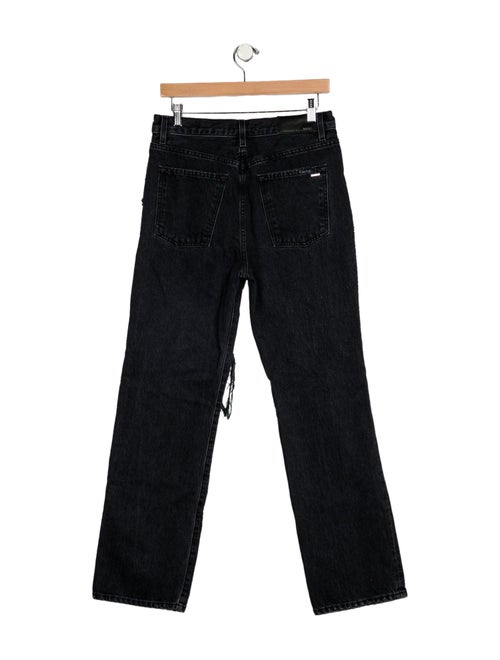Amiri High-Rise Straight Leg Jeans
