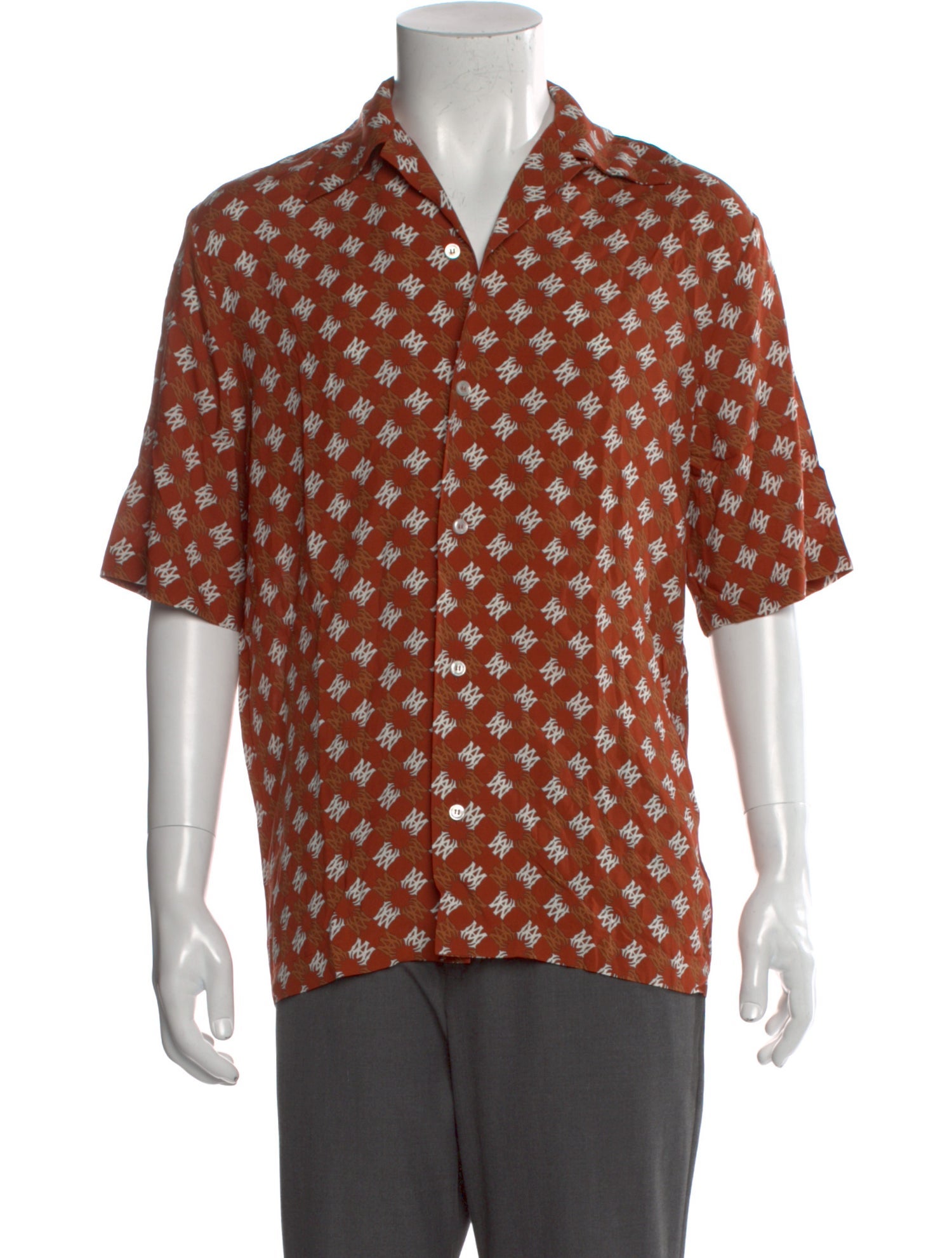 Amiri Printed Short Sleeve Shirt w/ Tags
