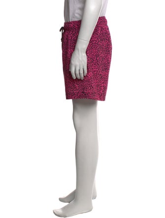 Amiri Animal Print Swim Trunks