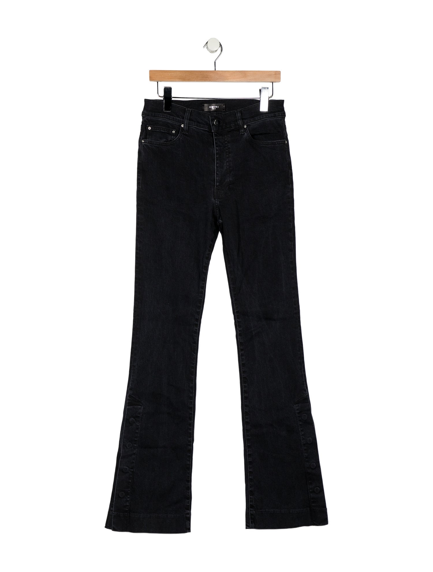 Amiri High-Rise Wide Leg Jeans