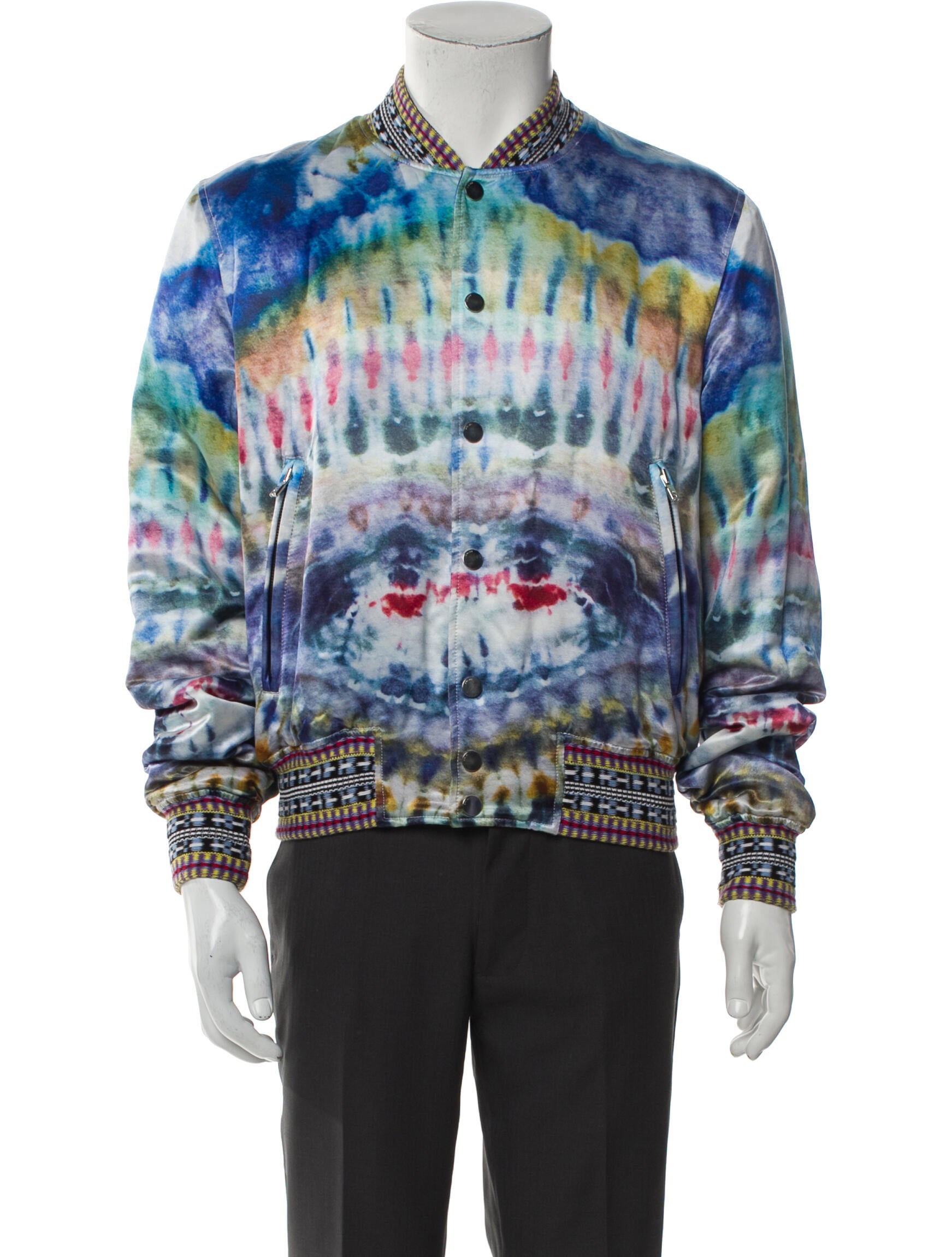 Amiri Tie-Dye Print Bomber Jacket