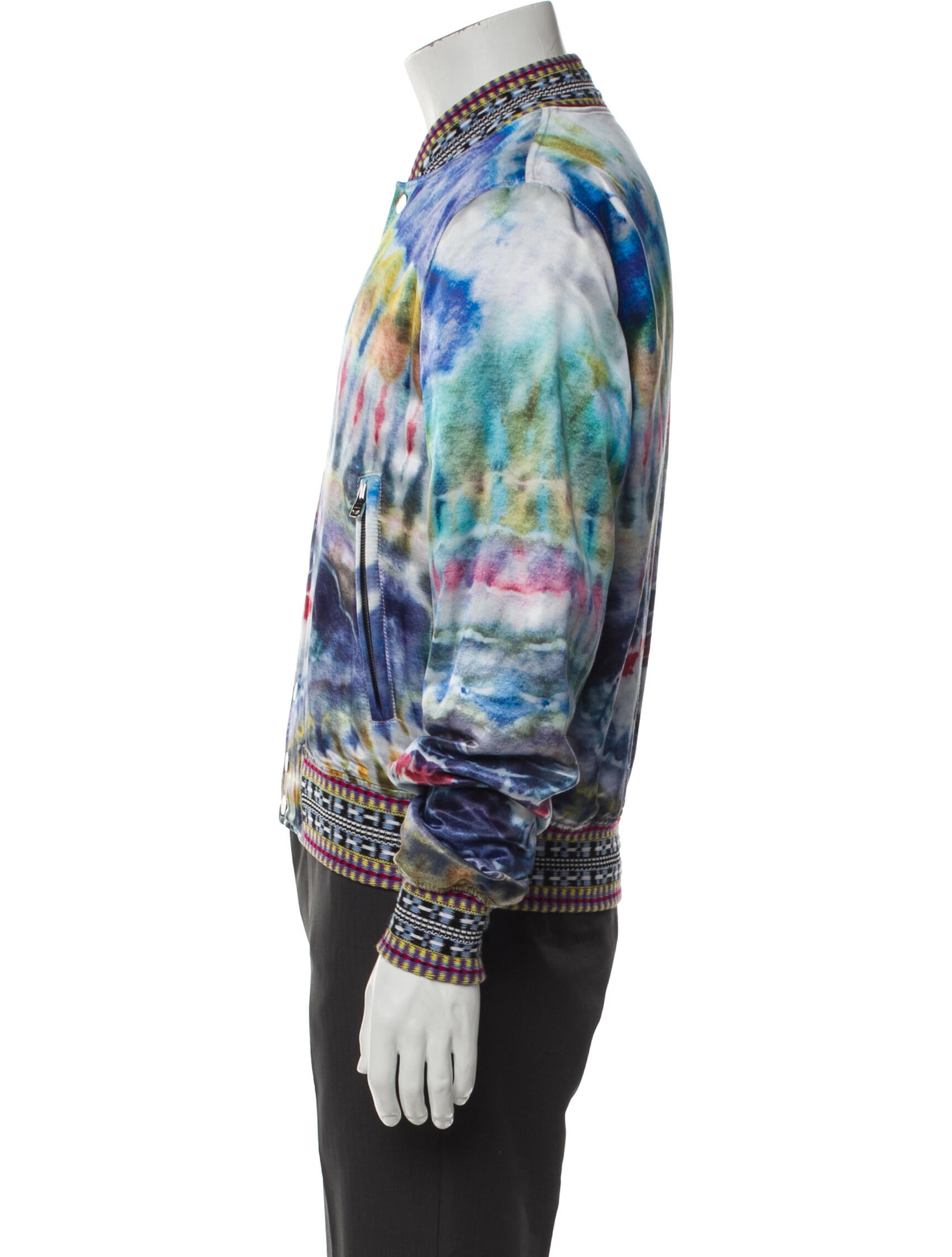 Amiri Tie-Dye Print Bomber Jacket