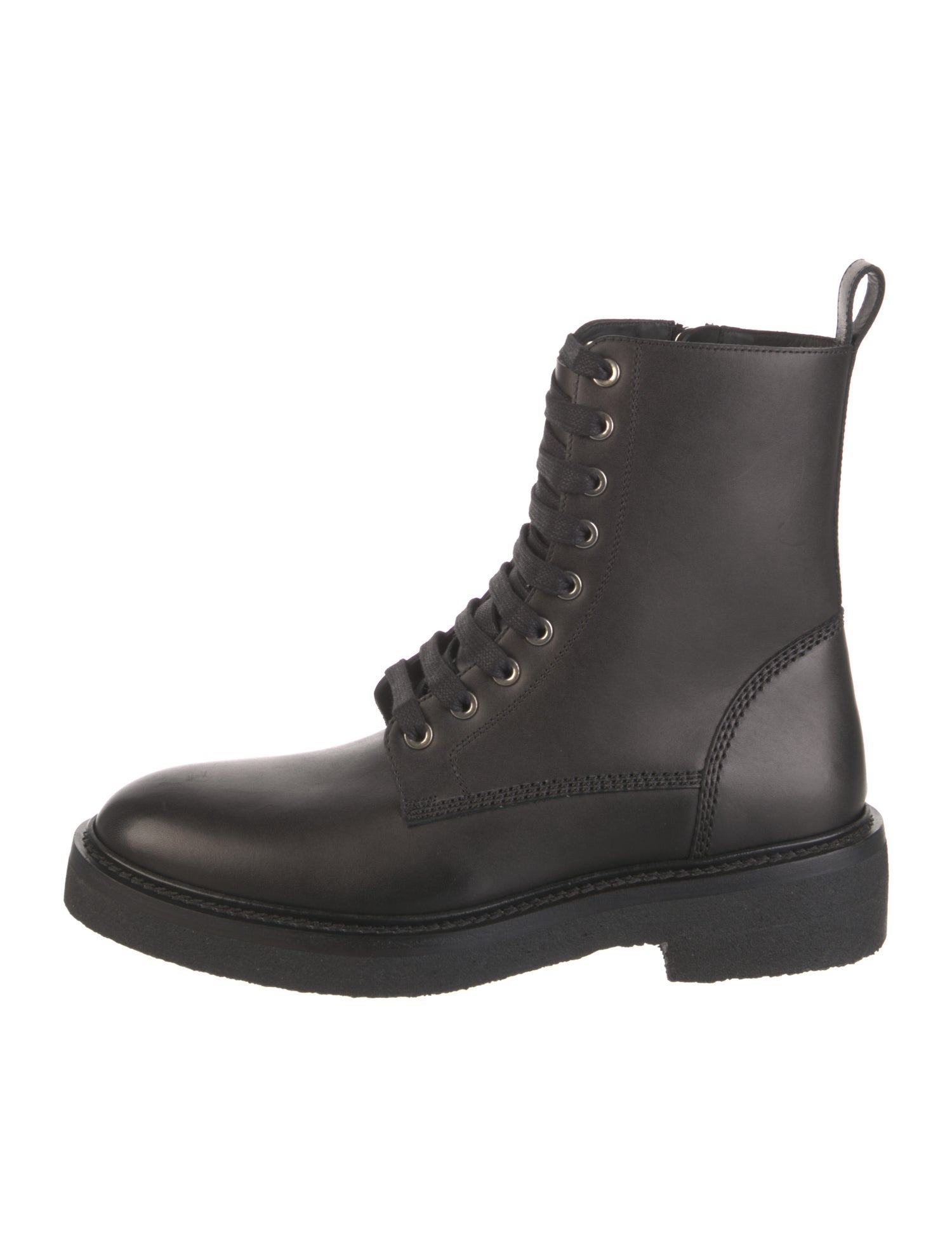 Amiri Leather Combat Boots