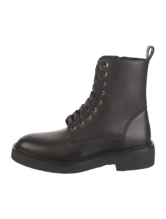 Amiri Leather Combat Boots